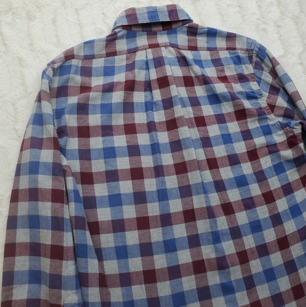 Brooks Brothers Men's Regent Button Down Shirt Winter Fall Thicker Cotton Small - Picture 8 of 10